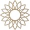 Ekena Millwork Daisy Wood Fretwork Pierced Ceiling Medallion, Hickory, 28"OD x 9 3/4"ID x 3/8"T CMWP28X28X0375DAHI - alternate 3